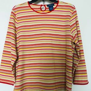 Façonnable Stripes Stretch Multicolor Sweater